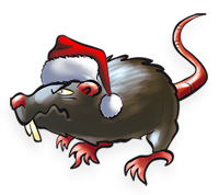 Ratte als Nikolaus